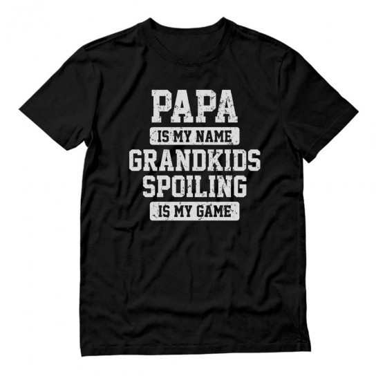 Papa Is My Name Grandkids Spoiling Is My Game