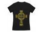Gothic Celtic Cross Golden Graphic Design