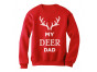 My Deer Dad Reindeer Antlers Christmas