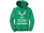 Deer Brother Reindeer Antlers Siblings Xmas