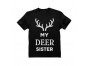 Deer Sister Reindeer Antlers Siblings Xmas