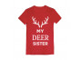 Deer Sister Reindeer Antlers Siblings Xmas