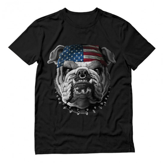 USA Flag Bulldog