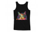 Kitty Lover Rainbow Fluffy Cat Neon Graphic Gift
