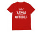 KINGS Are Born In October - Men's Birthday Gift