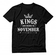 KINGS Are Born In November Men's Birthday Gift