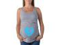 Baby Boy Symbol - Cute Heart Mom to Be Pregnancy