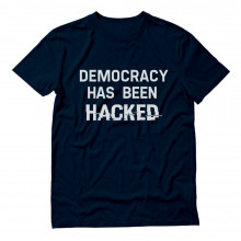 Fsociety Hacker Slogan - Democracy Has Been Hacked