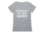 Fsociety Hacker Slogan - Democracy Has Been Hacked