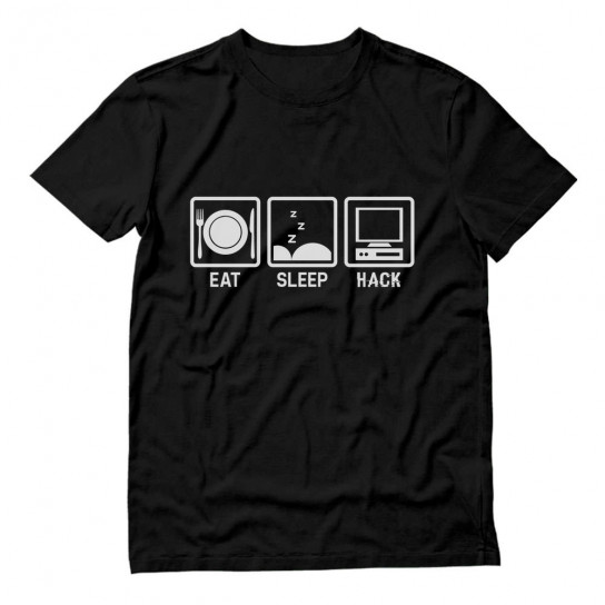 Eat Sleep Hack - Computer Programmer Gift Idea Hacker