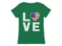 I Love America - United States Heart Flag - I Love USA