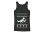 Ugly Christmas Sweater T-Rex VS Reindeer Funny Gift