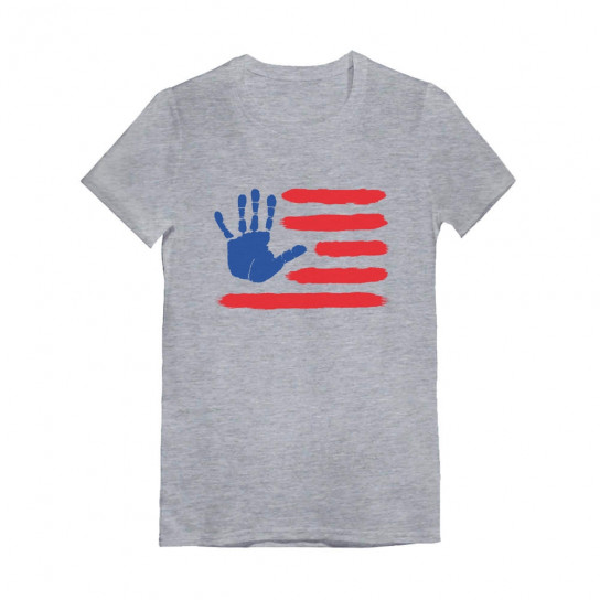 4th of July Hand Print American Flag Children