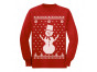 Big Snowman Ugly Christmas Sweater Holidays Cute