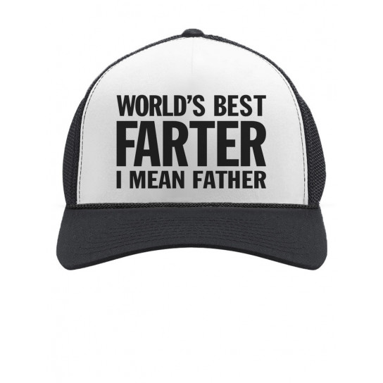 World's Best Farter, I Mean Father Funny Cap