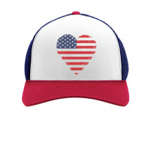 American Heart Flag USA Vintage Flag Cap