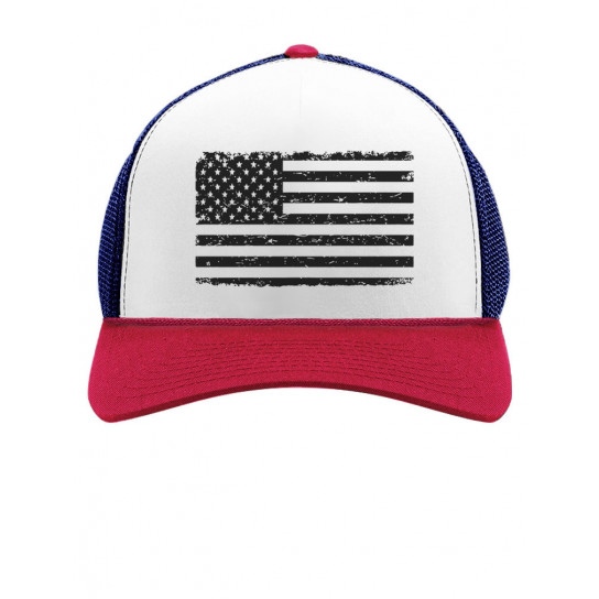 Black American Flag Cap
