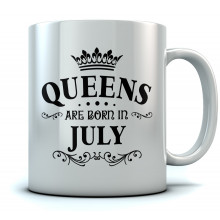 QUEENS Are Born In July Birthday Gift Ceramic
