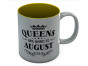 QUEENS Are Born In August Birthday Gift Ceramic