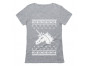 Magical Xmas Ugly Christmas Sweater Big White Unicorn