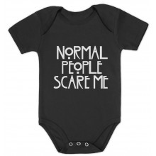 Normal People Scare Me - Cute Bodysuit Unisex