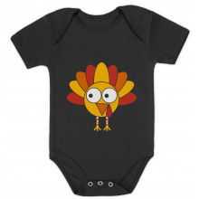Little Turkey Thanksgiving Holiday Grow Vest - Very Cute