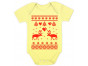 Reindeer Love Ugly Christmas Sweater - Cute Bodysuit