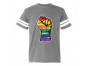 Gay Rainbow Fist Flag Resist Pride