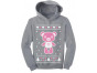 Big Pink Furry Bear Doll - Cute Ugly Christmas Sweater