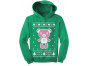 Big Pink Furry Bear Doll - Cute Ugly Christmas Sweater