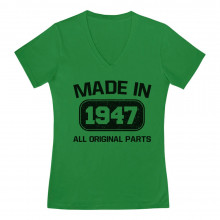 Made In 1947 All Original Parts Birthday Gift