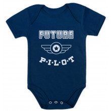 Future Pilot - Funny Bodysuit Baby Grow Vest Unisex
