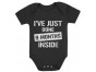 I've Just Done 9 Months Inside - Funny Bodysuit Unisex Babies