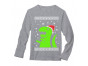 Big Green Trex Santa Ugly Christmas Sweater Funny Xmas