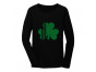 Distressed Striped Green Clover