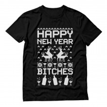 Happy New Year Bitches Ugly Christmas Sweater Funny