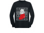 Cat in Stocking Kitty Ugly Christmas Sweater