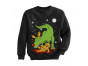T-Rex Biting Gingerbread Ugly Christmas