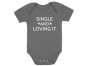 Single And loving It Cute Baby Valentine's Day Gift