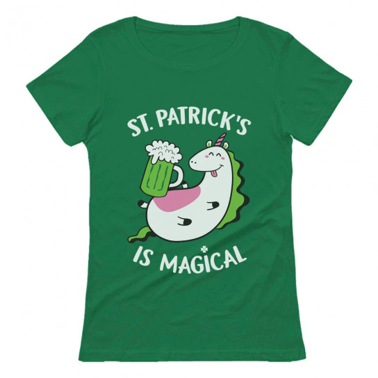 St. Patrick's Is Magical Unicorn with Beer