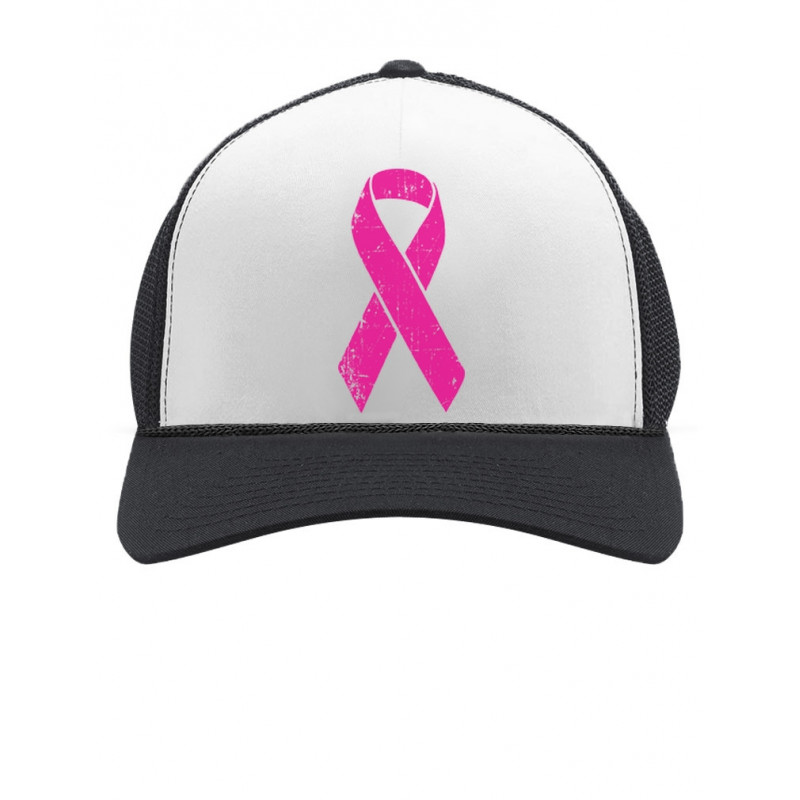 Breast Cancer Awareness - Distressed Pink Ribbon - Cancer Awareness ...