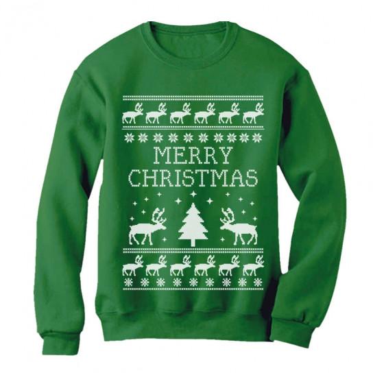 Santa Cowboy Green Style Funny Ugly Christmas Sweaters - Freedomdesign