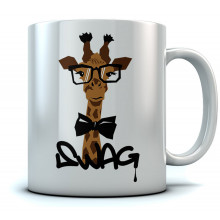 Swag - Hipster Giraffe Tea Cup - Cool Gift Idea Sturdy Ceramic