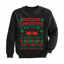 Meeowee Christmas Ugly Sweater Cute Xmas