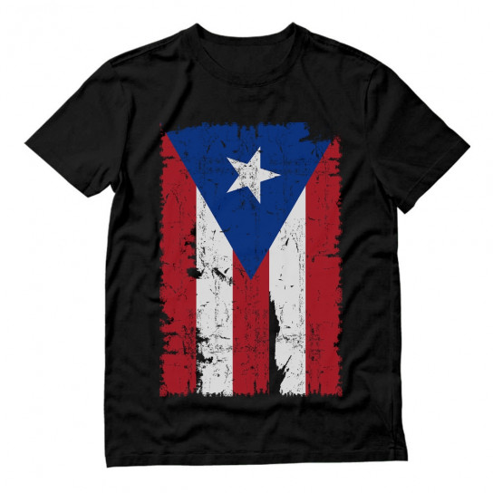 Vintage Distressed Puerto Rico Flag