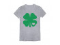 Green Clover with Heart