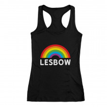 Lesbow Rainbow Flag - Lesbian Equality LGBTQ Pride