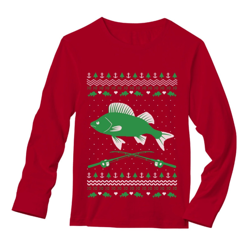 Fishing Ugly Christmas Sweater - Christmas - Greenturtle