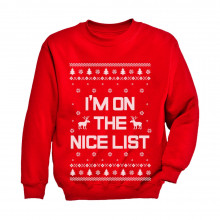 I'm On The Nice List Ugly Christmas