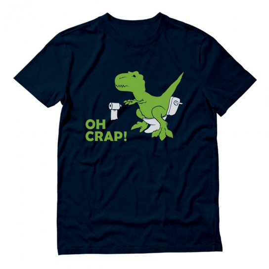 Adult Raptor Joke - T-Rex - OH CRAP! Funny Dinosaur Dino